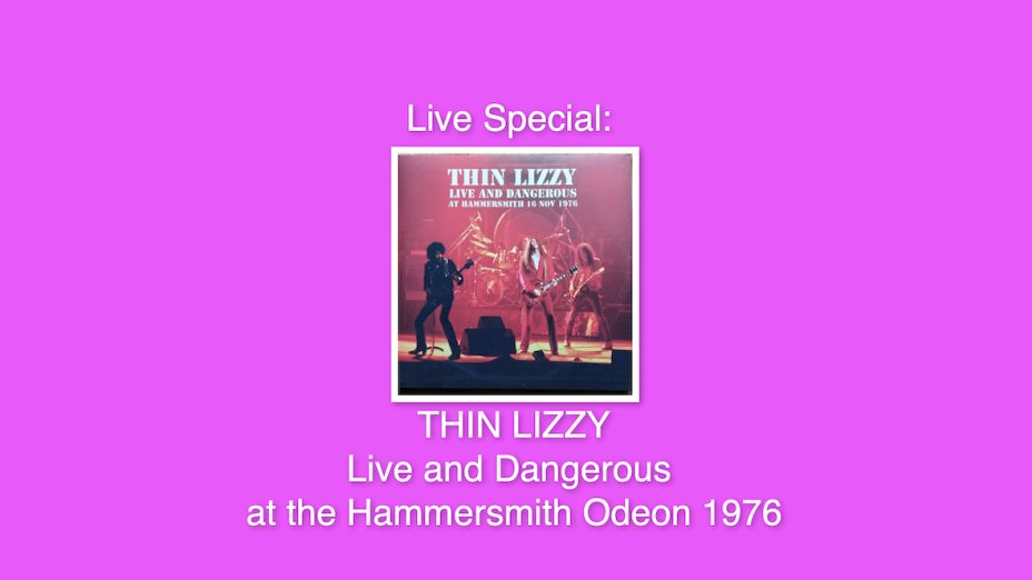 “ABSOLUTE ROCK - The Classic Rock Hour” (Nr. 822) – Live Special:  THIN LIZZY Live and Dangerous at the Hammersmith Odeon 1976